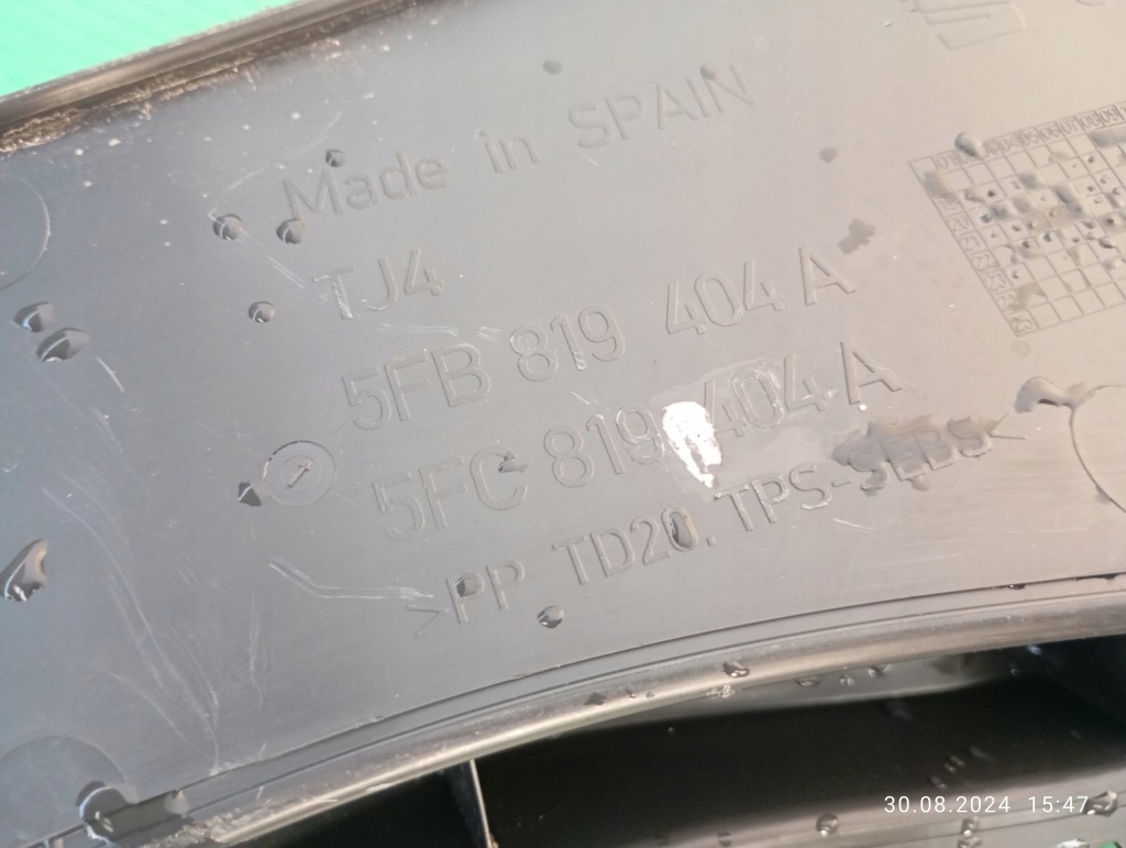 фото №9, Жабо seat leon iv 5fa kompl rh / lh 5fb819403a / 5fb819404