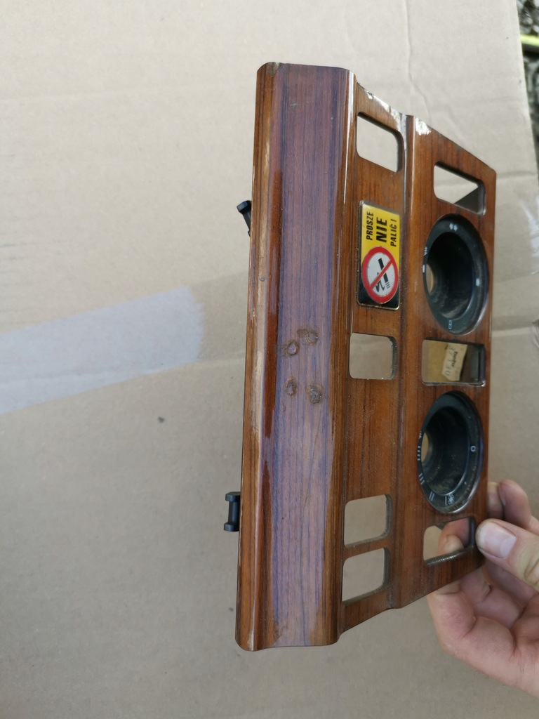 фото №6, Mercedes w124 drewno панель обдув dekor