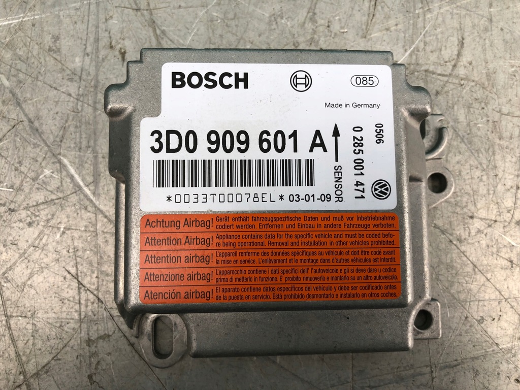 фото №1, Vw phaeton модуль блок керування подушок подушка безпеки