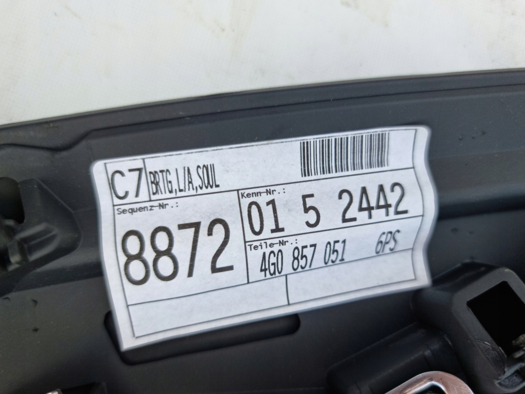 фото №7, Audi s6 a6 c7 4g 4.0 tfsi lift молдинг верхній dekor панелі приладової панелі 16r