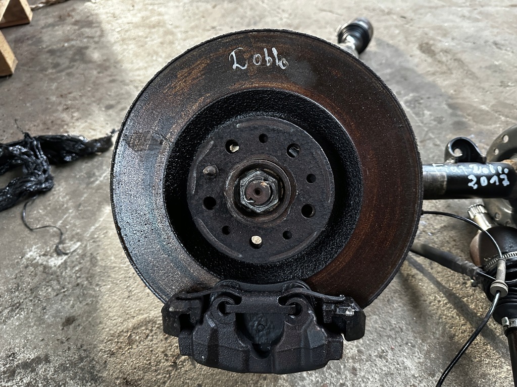 фото №6, Амортизационная стойка амортизатор суппорт диск поворотный кулак fiat doblo iii 2010-2016r