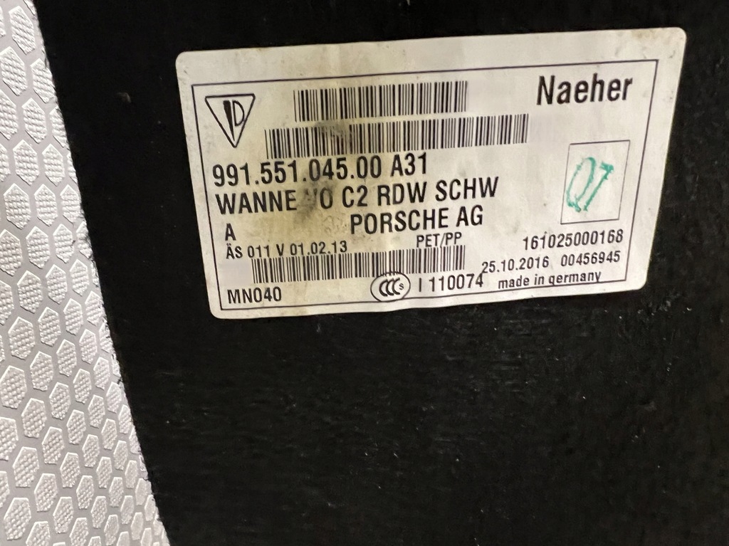 фото №8, Обшивка килимок porsche carrera 911 991 s 2s c2 99155104500 99155105100