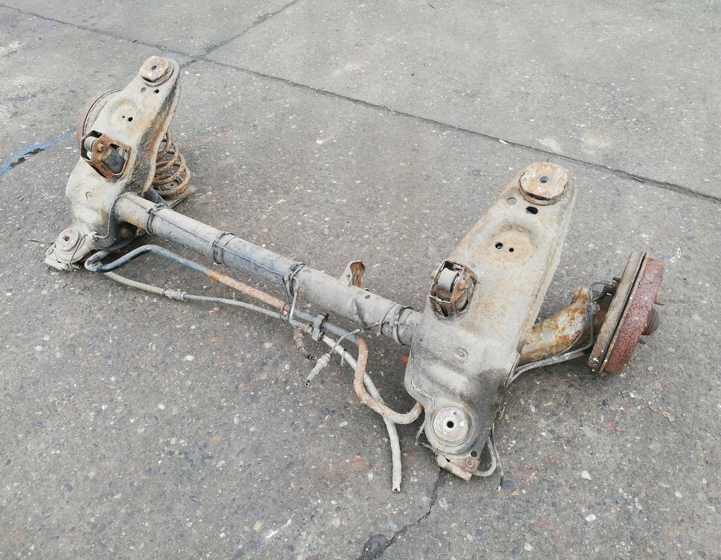 фото №10, Балка oś задняя подвеска fiat multipla тормозные барабаны