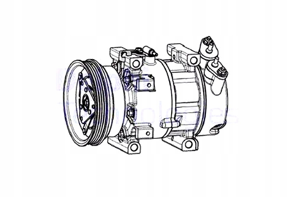 фото №1, Delphi cs20533 компресор, кондиціонер