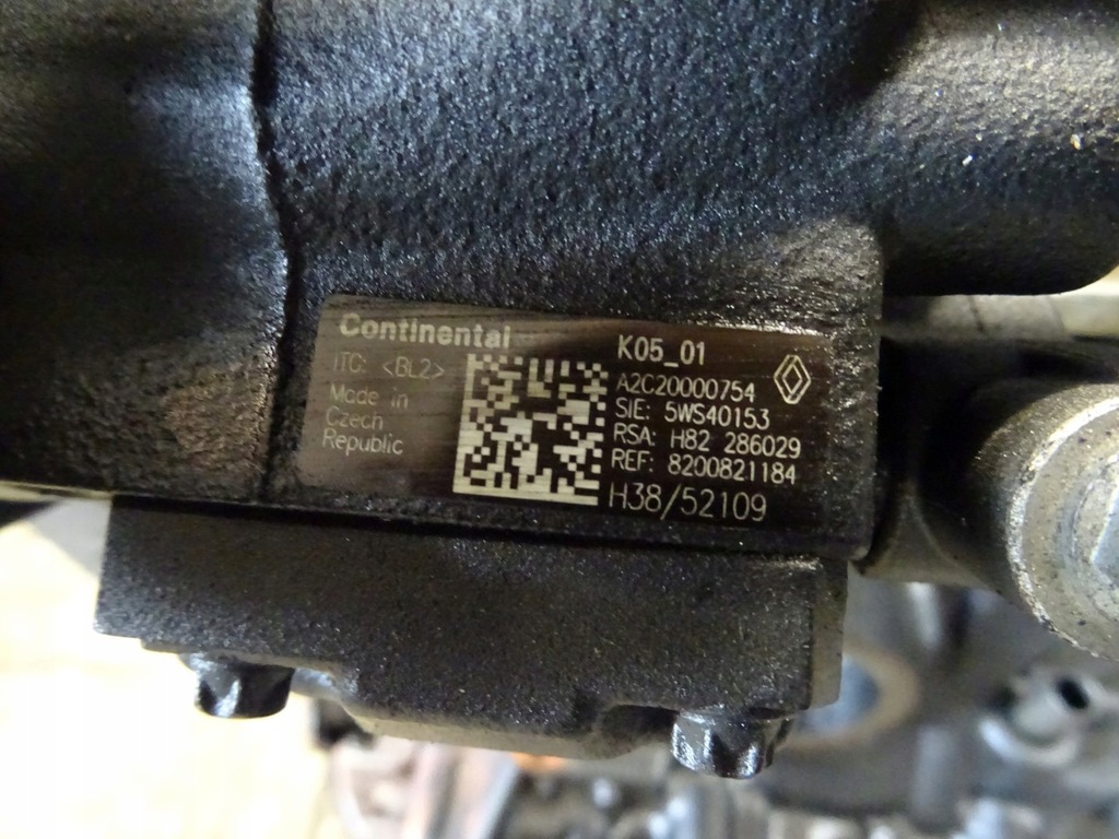 фото №8, Двигатель k9k3780 renault laguna iii 1.5 dci siemens