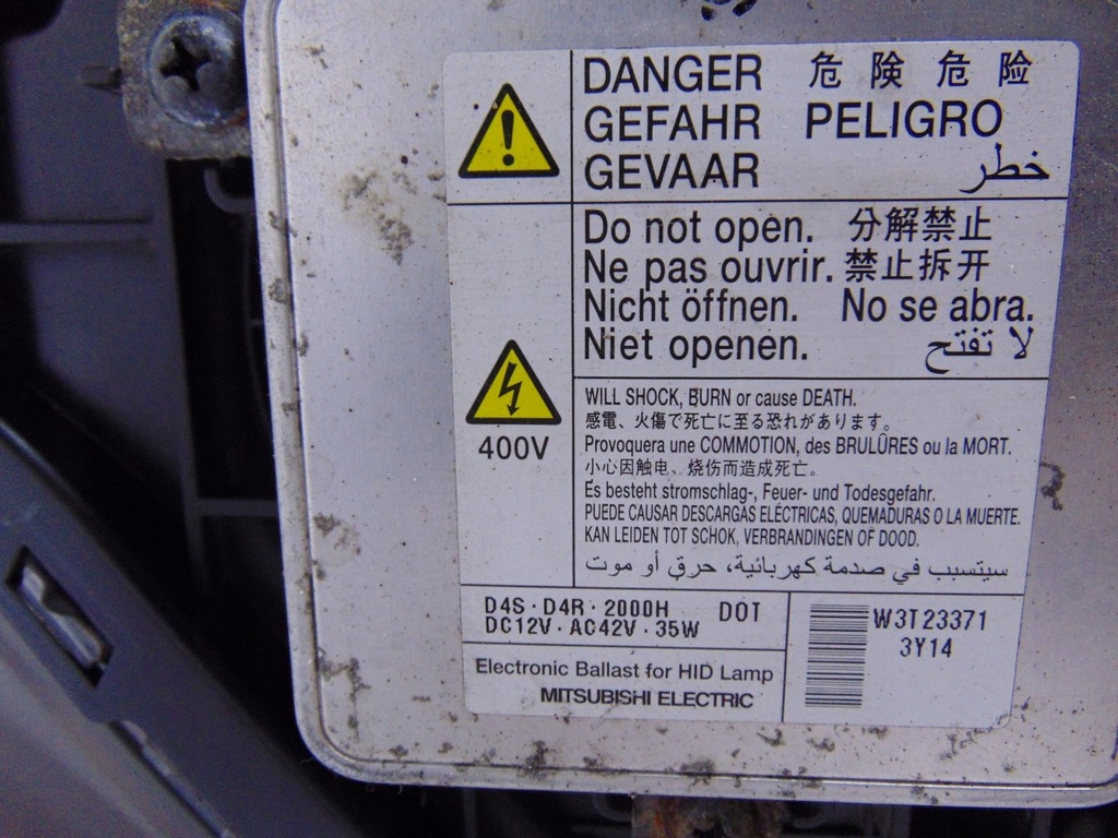 фото №13, Лампа ліва перед ксенон mitsubishi outlander iii 4b45x-8301c2 europa