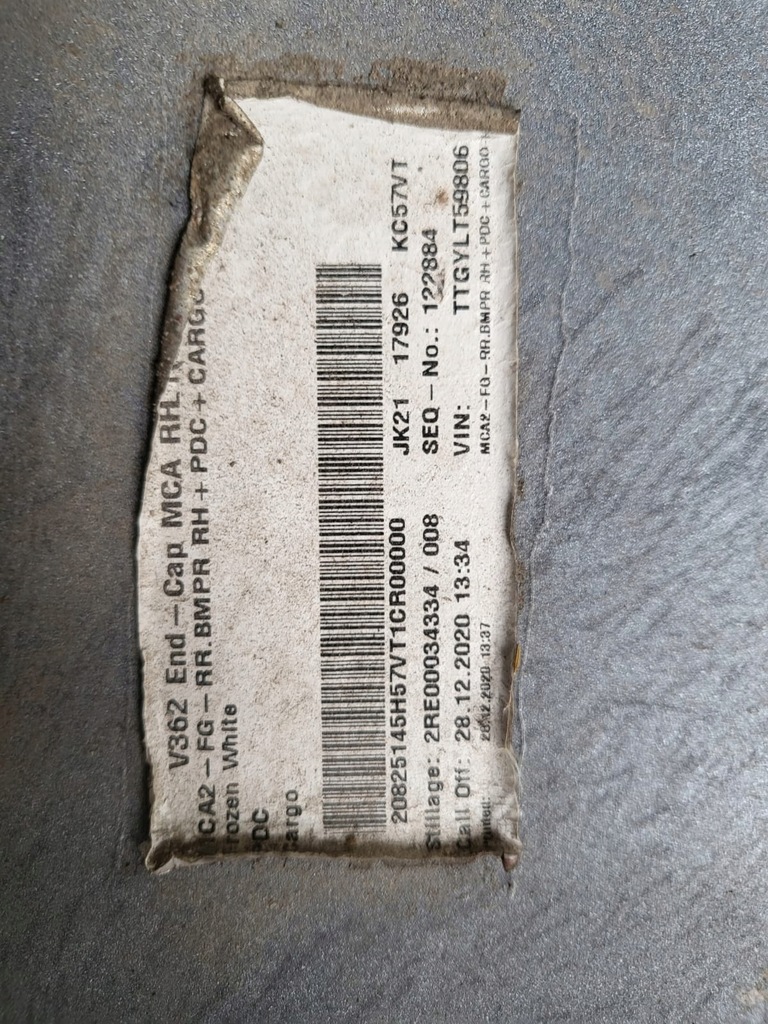 фото №7, Ford transit custom уголок бампера правый задняя