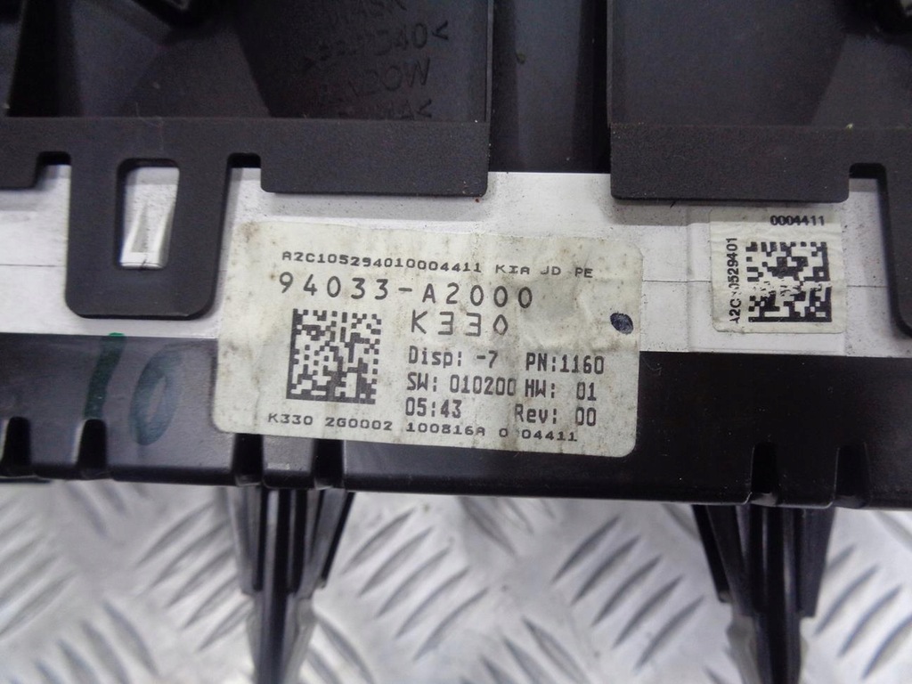 фото №5, Счетчик приборы kia ceed 2 ii 1.6 gdi 2012- 94033-a2000 europa