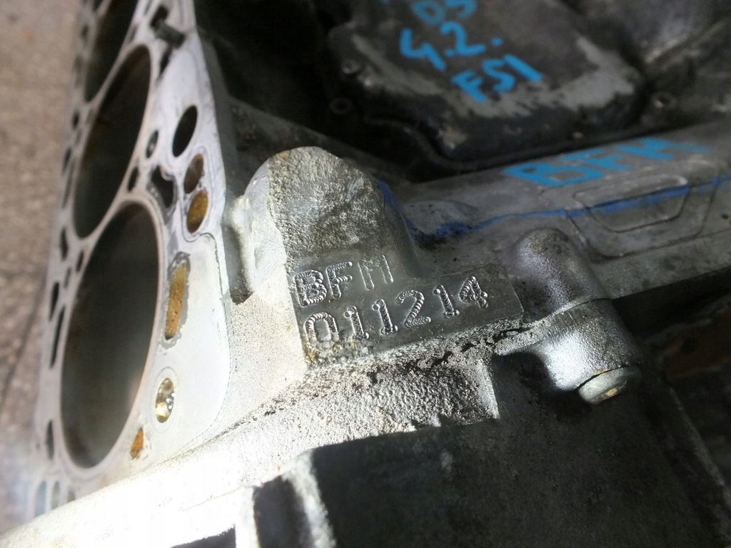 фото №12, Dół двигуна блок kompletny bfm 4.2 audi a8 d3