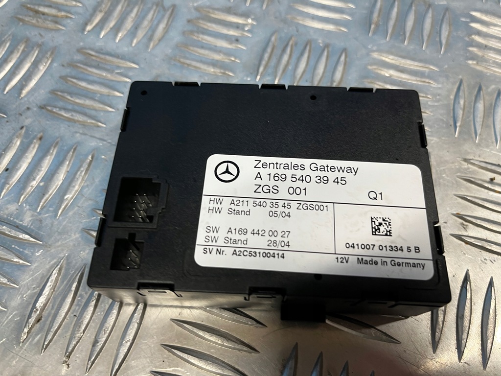 фото №1, Mercedes w169 модуль блок управления шлюз