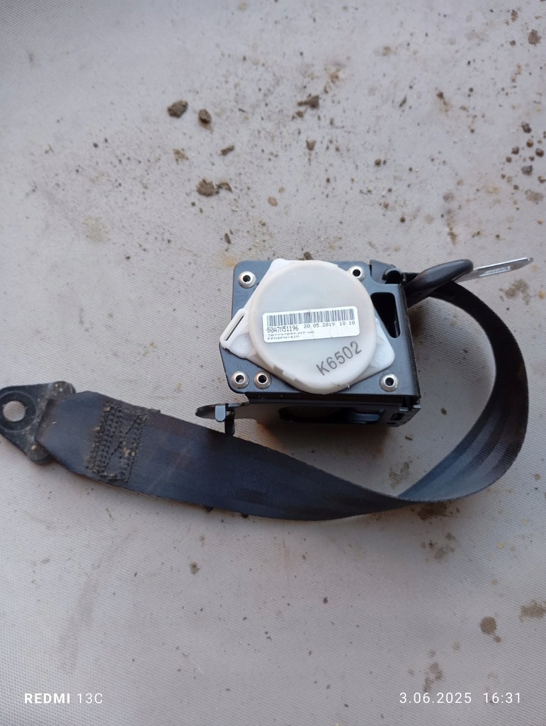 фото №5, Pas безопасности задняя renault captur 1 2013-2019 307797099