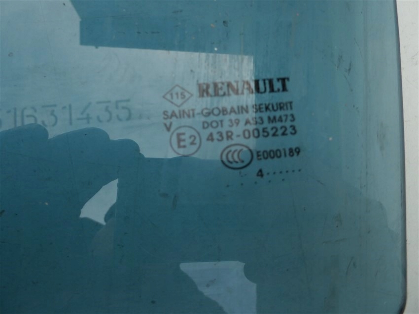 фото №2, Скло задня ліва двері renault zoe 5d 2012-2019r