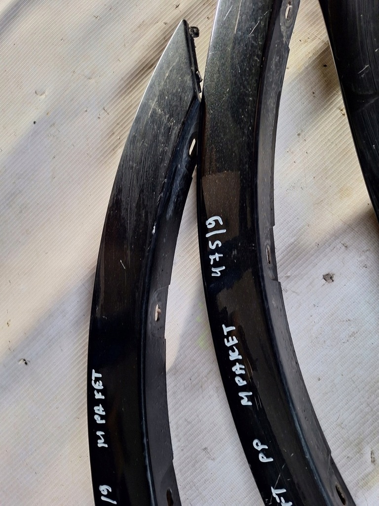 фото №10, Bmw x3 e83 m-pakiet накладки крыла перед задняя комплект