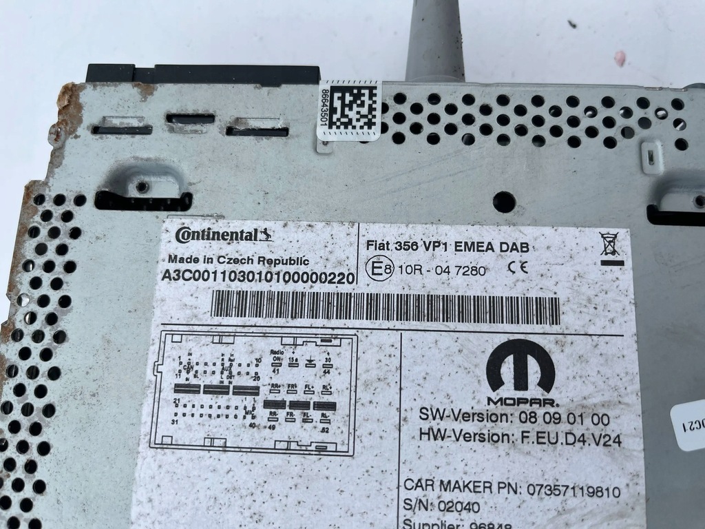 фото №2, Fiat tipo ii радіо радіопрогравач