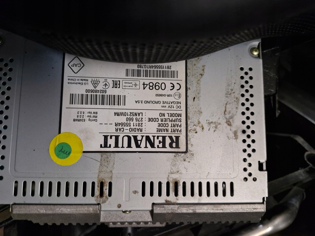 фото №2, Renault clio iv радио navi 281155564r