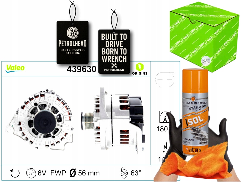 фото №1, Генератор iveco daily iv daily v daily vi citroen ju #petrolhead pro+ kit4