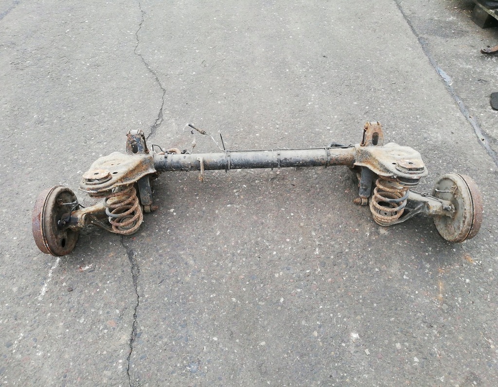 фото №9, Балка oś задняя подвеска fiat multipla тормозные барабаны