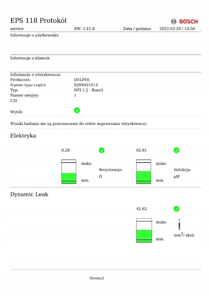 фото №5, Renault clio iii 1.5dci форсунка delphi ejbr02101z test