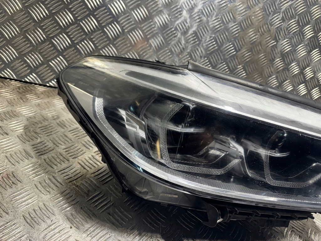 фото №8, Bmw g30 g31 адаптивный led лампа левая передняя левый перед комплектная 7439209