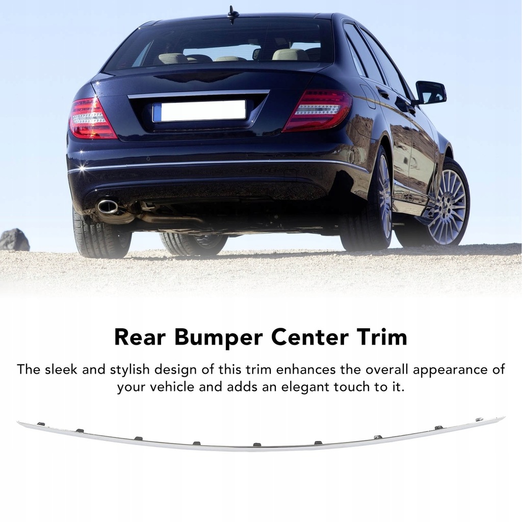 фото №10, Молдинг середня заднього бампера a2048853121