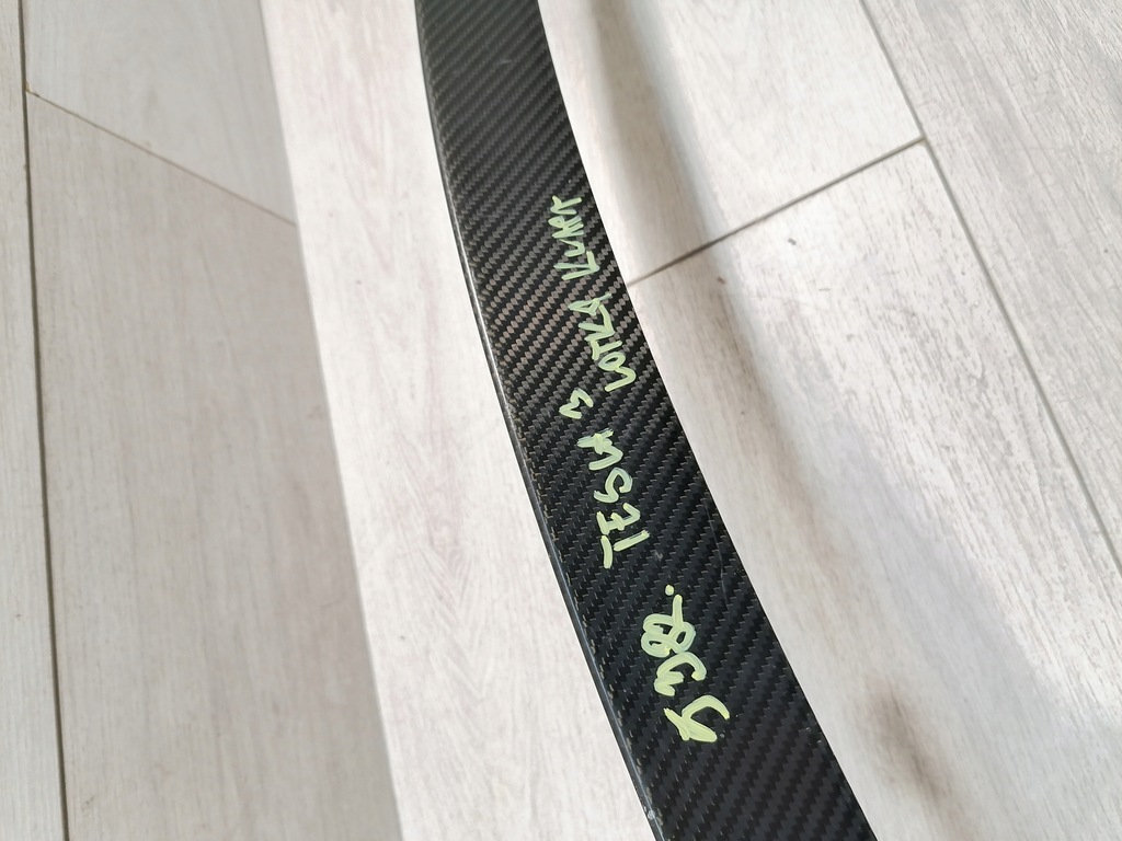 фото №10, Tesla 3 спойлер кришки задній карбон 1455166-00-b