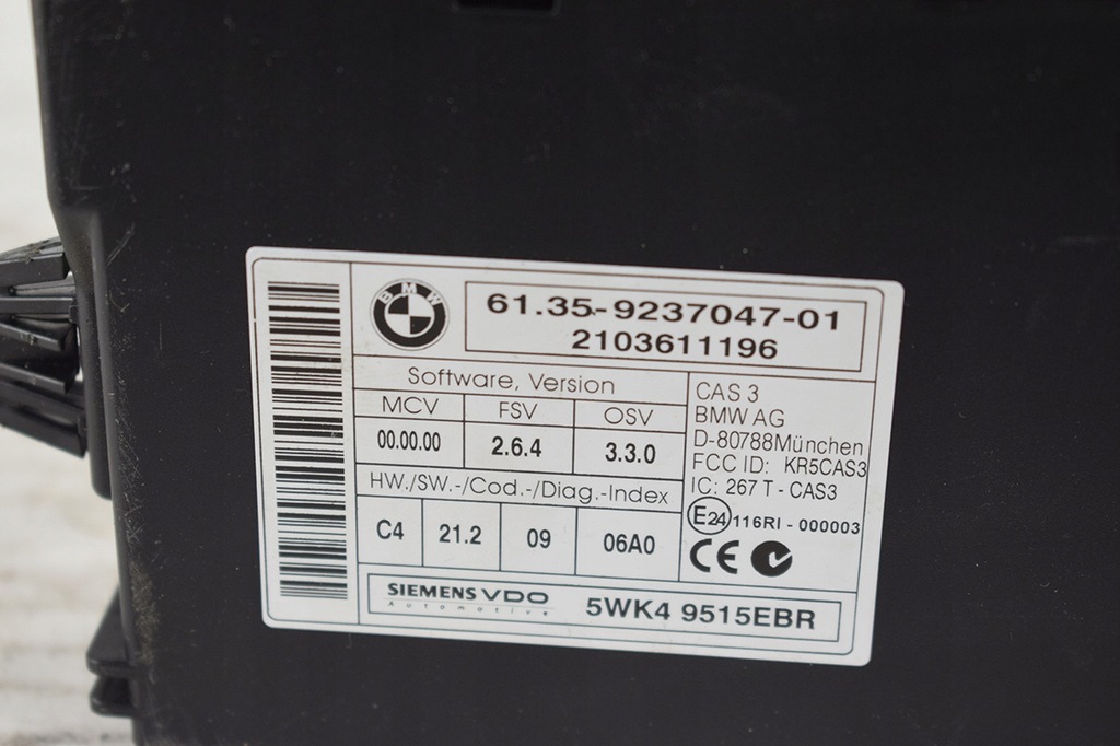 фото №11, Блок управления набор стартовый bmw 1 e81 0281017551