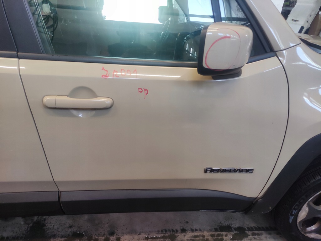 фото №3, Дверь перед правое передние jeep цвет 231 renegade usa 2015