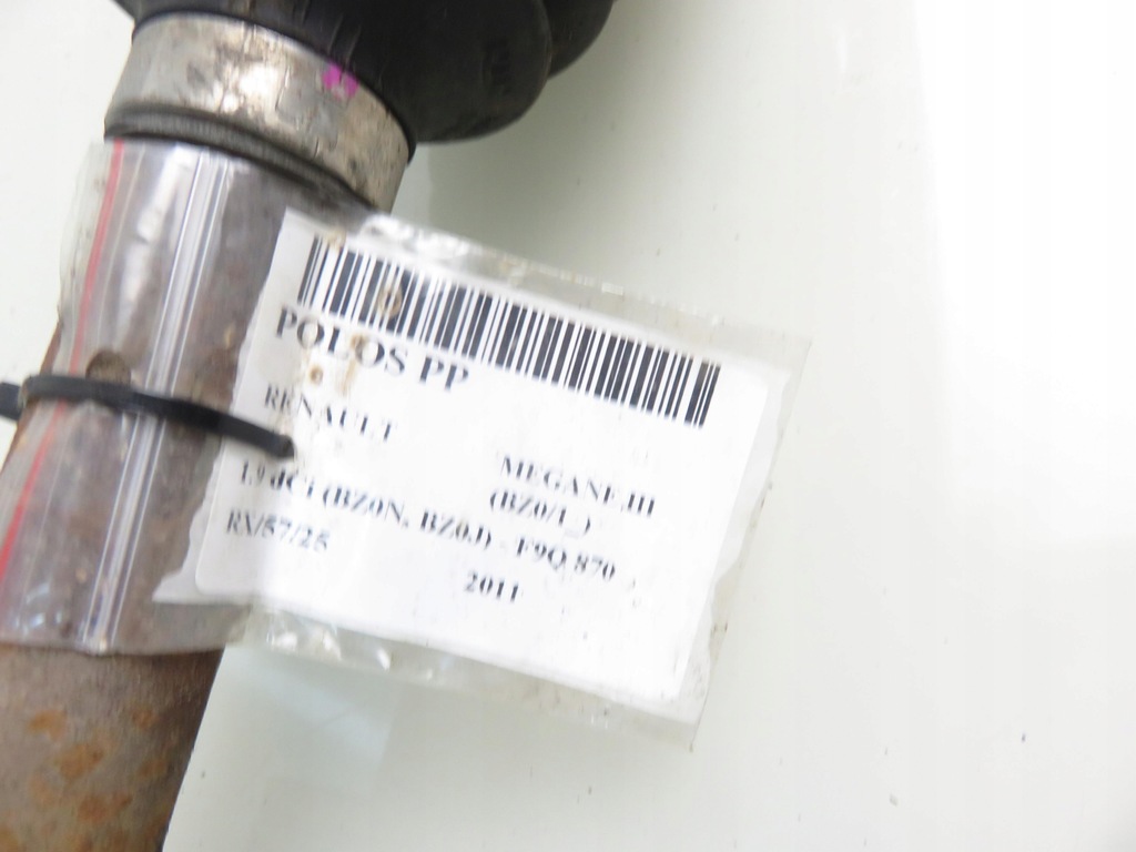 фото №5, Приводной вал правая передняя renault megane iii 1.9 dci