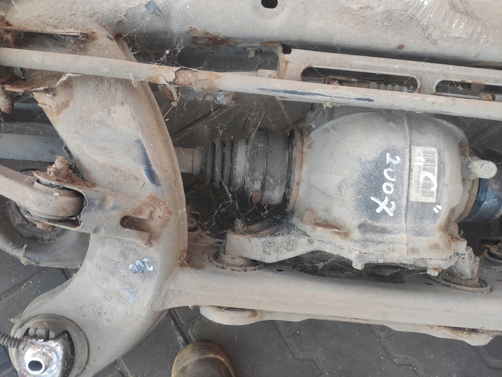 фото №8, Kompletny подрамник задний дифференциал 2.65 приводной вал mercedes c klasa w204 2.2 cdi