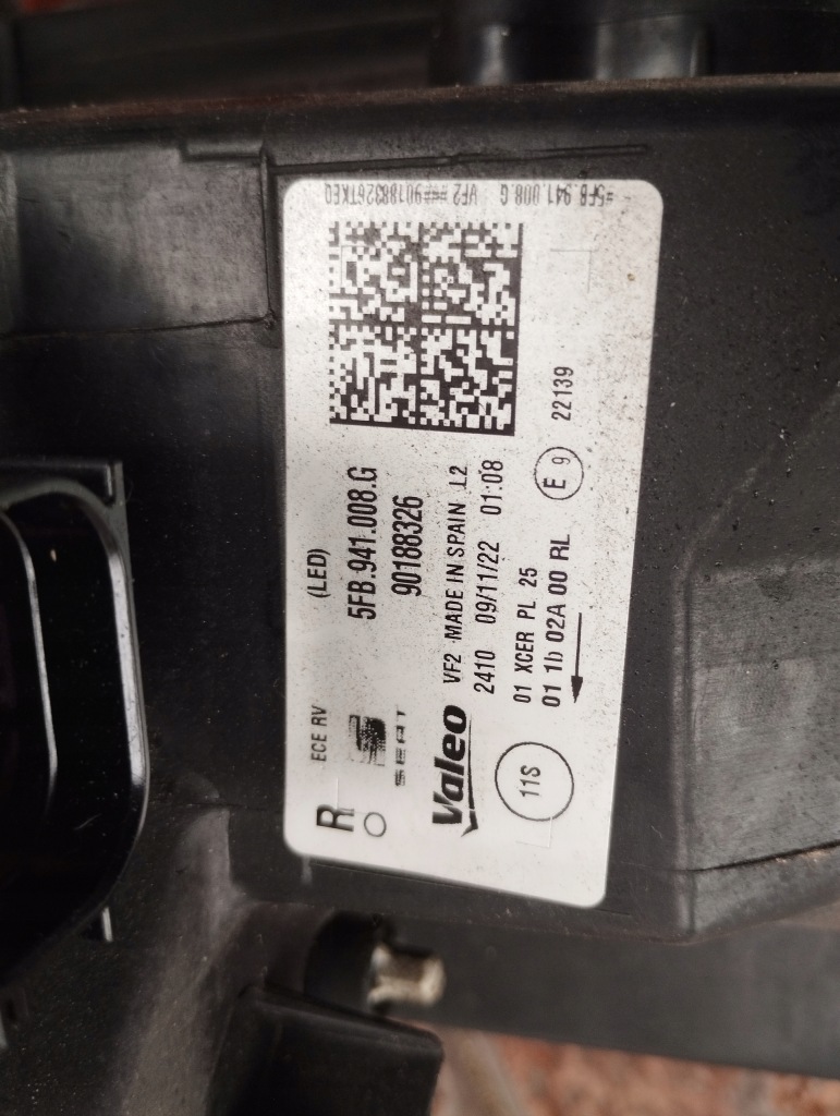 фото №9, Лампа правая левая full led seat leon iv 4 5fb941008g 5fb941007g 2020-2024