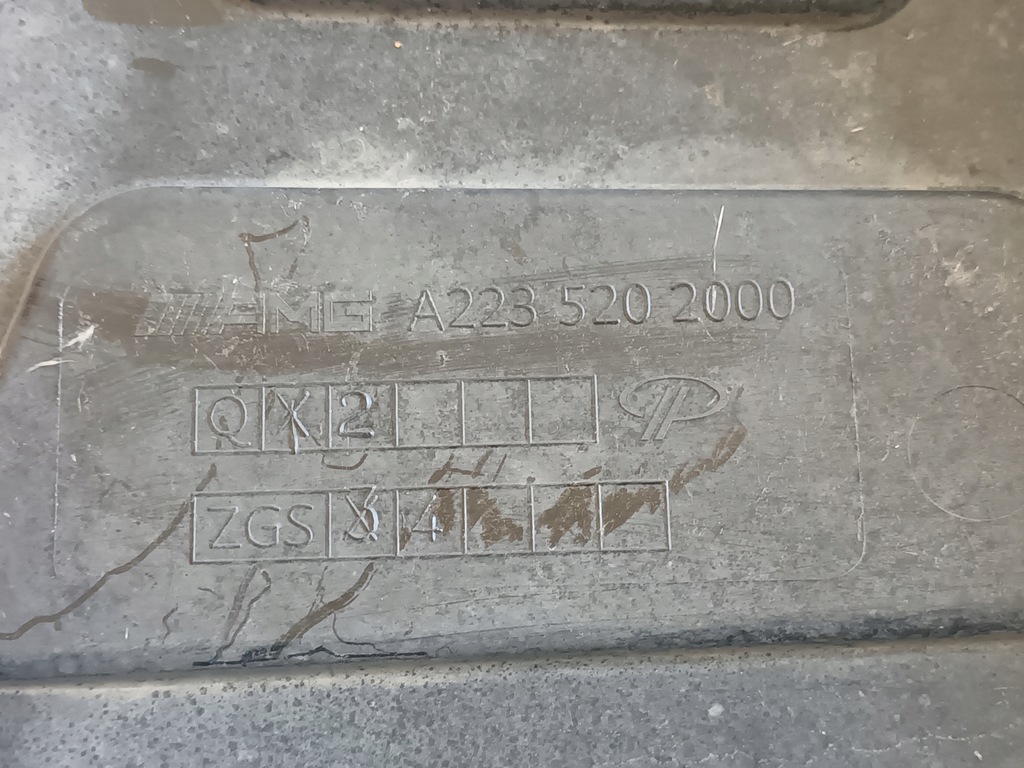 фото №8, Захист плита pod бампер mercedes s-klasa amg w223 перед