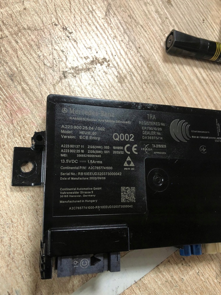 фото №6, Модуль telematic mercedes w223 s klasa 2239002524