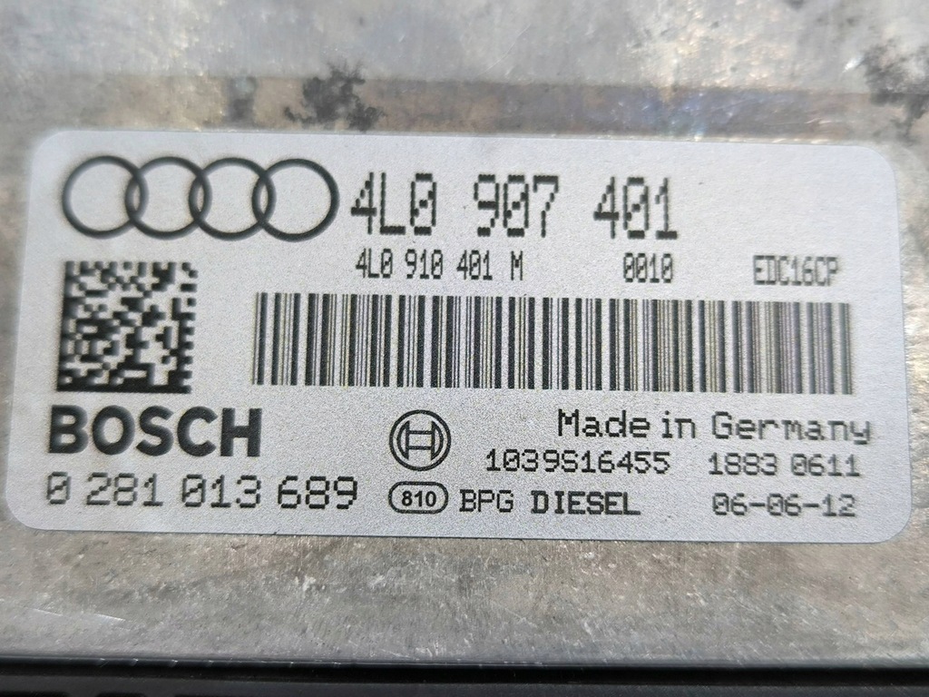 фото №7, Audi q7 4l 2007 блок керування / модуль ecu