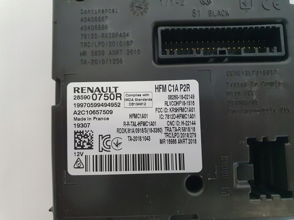 фото №2, Модуль блок керування renault clio v 19- 1.0 tce