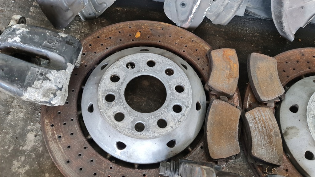 фото №12, Гальма супорт диск захист гальмівні колодки rs6 c5 унікат