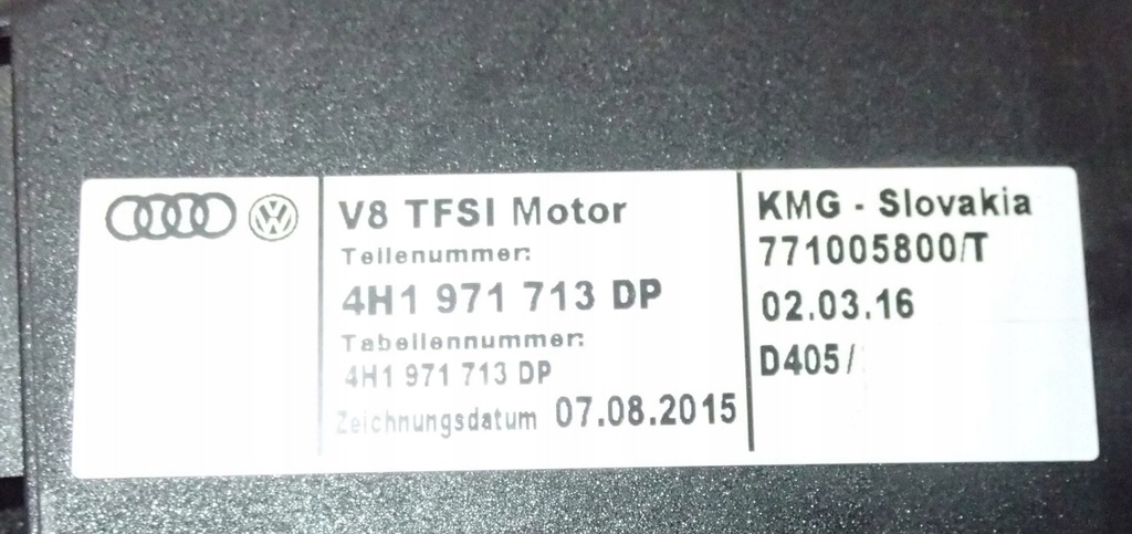 фото №13, Жгут двигатель ddta audi s8 d4 4.0 tfsi 4h1971713dp