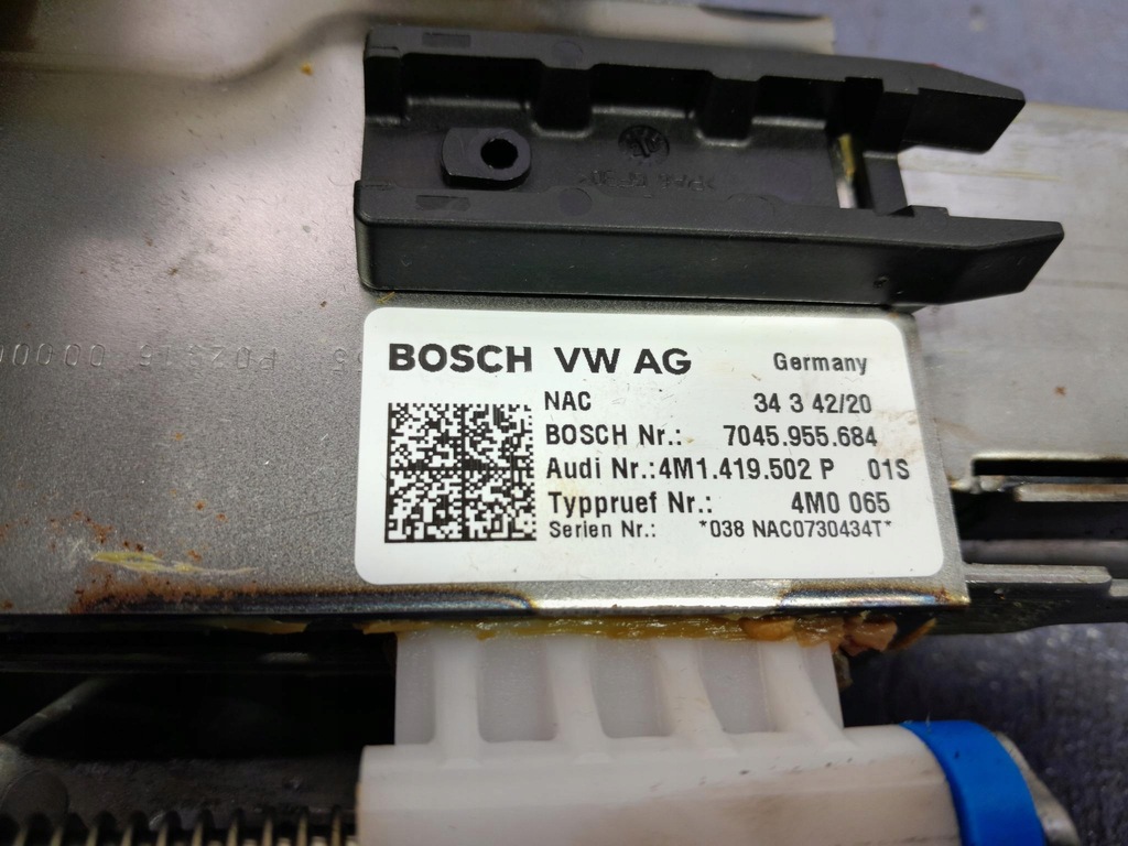 фото №4, Audi q7 ii 4m lift колонка рулевая электрическая 4m1419502p