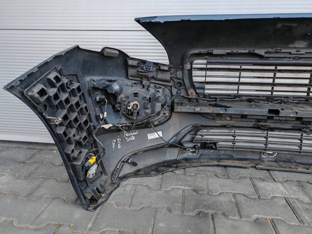 фото №13, Peugeot 3008 i lift pdc бампер передній перед kompletny