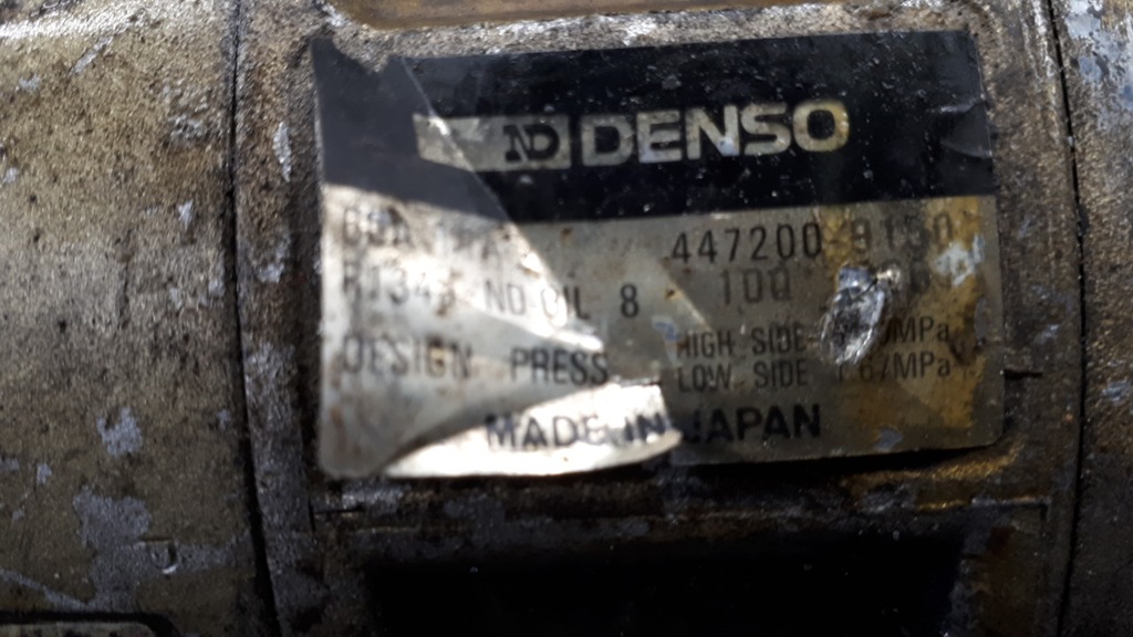 фото №9, 447200-9150 компрессор кондиционера alfa romeo 166