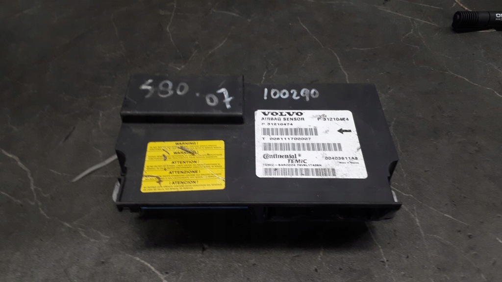 фото №1, 31210474 датчик подушка безопасности volvo s80 ii v70