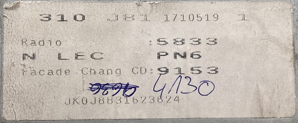 фото №4, Renault espace 4 iv 03 r радіо cabasse з код pilot