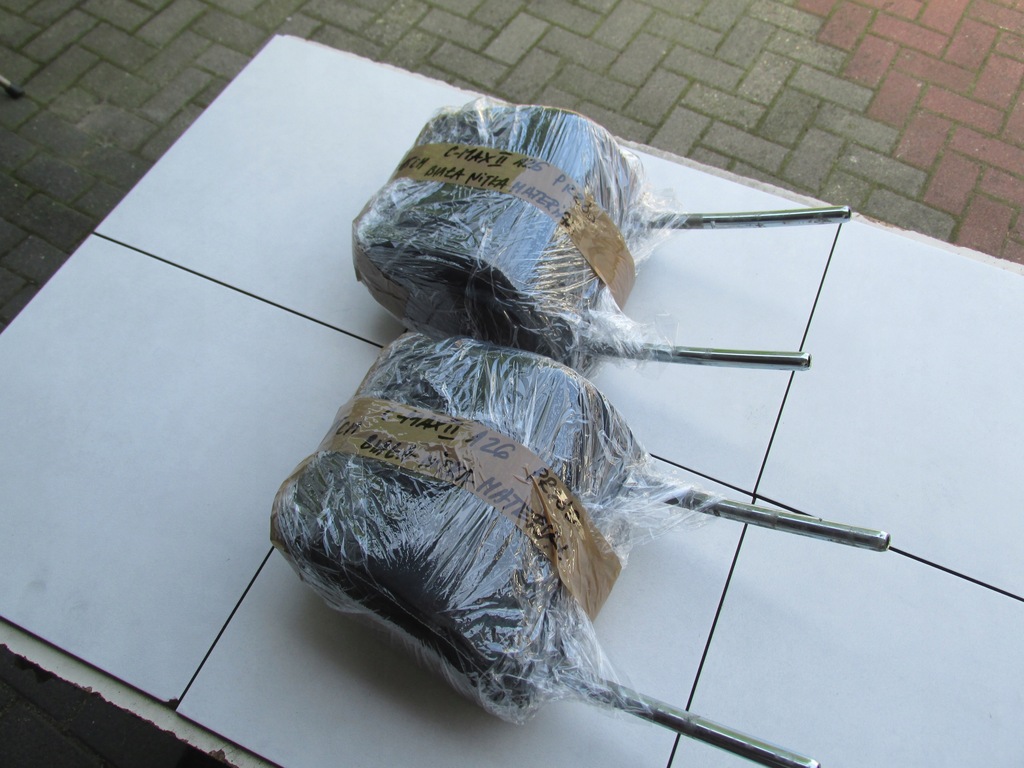 фото №6, Підголівник перед білий нитка c-max mk2 grand 2011 r