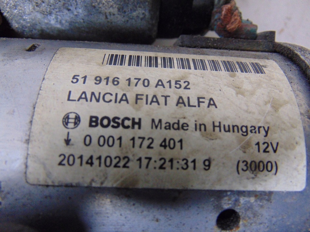 фото №12, Стартер opel combo d 1.3 mtj 51916170