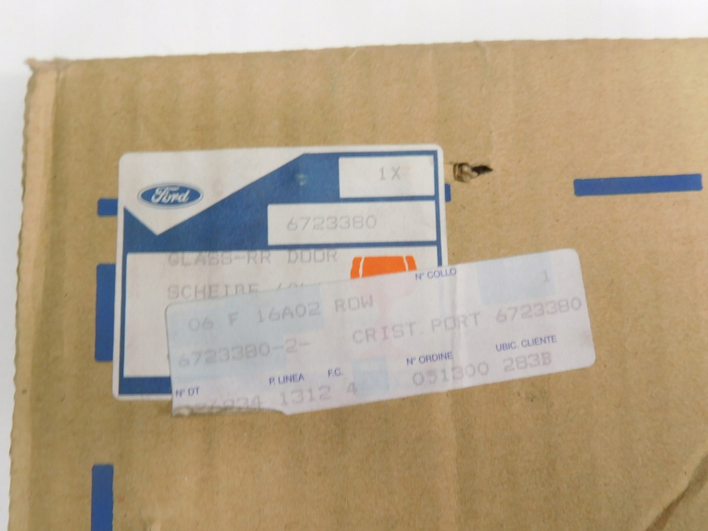 фото №9, Стекло дверь задних, дверь задние двойной ford fiesta 1995-2002 оригинальный номер 6723380