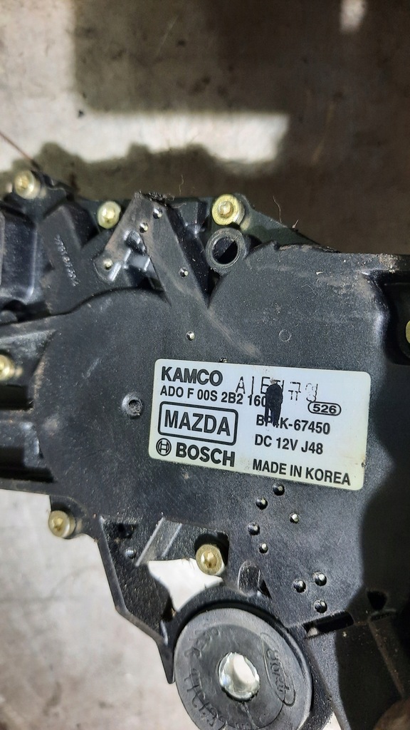 фото №4, Mazda 3 bk 03-09 моторчик двірники кришки задня