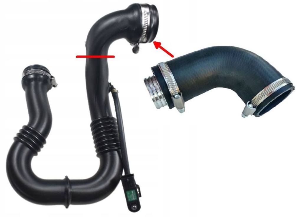 фото №1, Nissan primastar 2.0 dci шланг труба waz turbo інтеркулер набір napr.