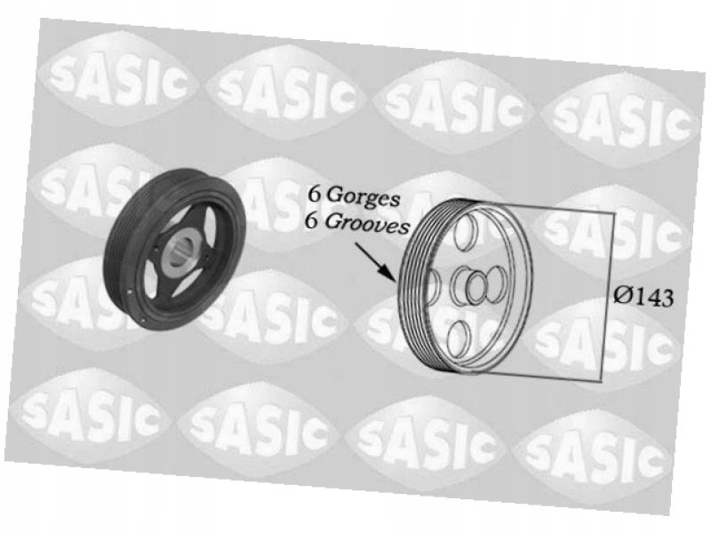 фото №2, Шкив коленчатого вала renault grand scenic iii 2.0 fluence 2.0