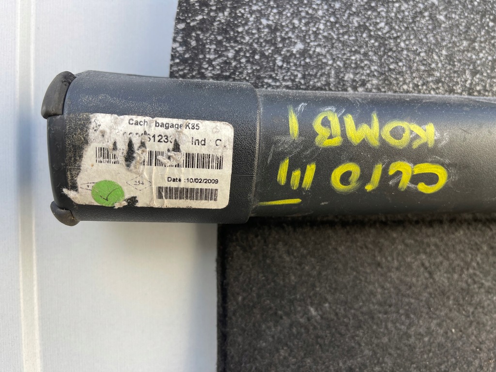 фото №6, Шторка багажника renault clio iii kombi