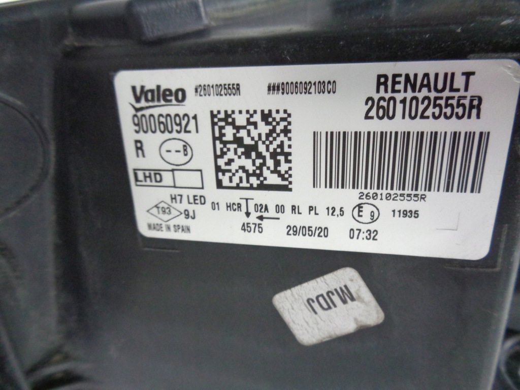 фото №10, Лампа правая фара renault megane iv 16- led