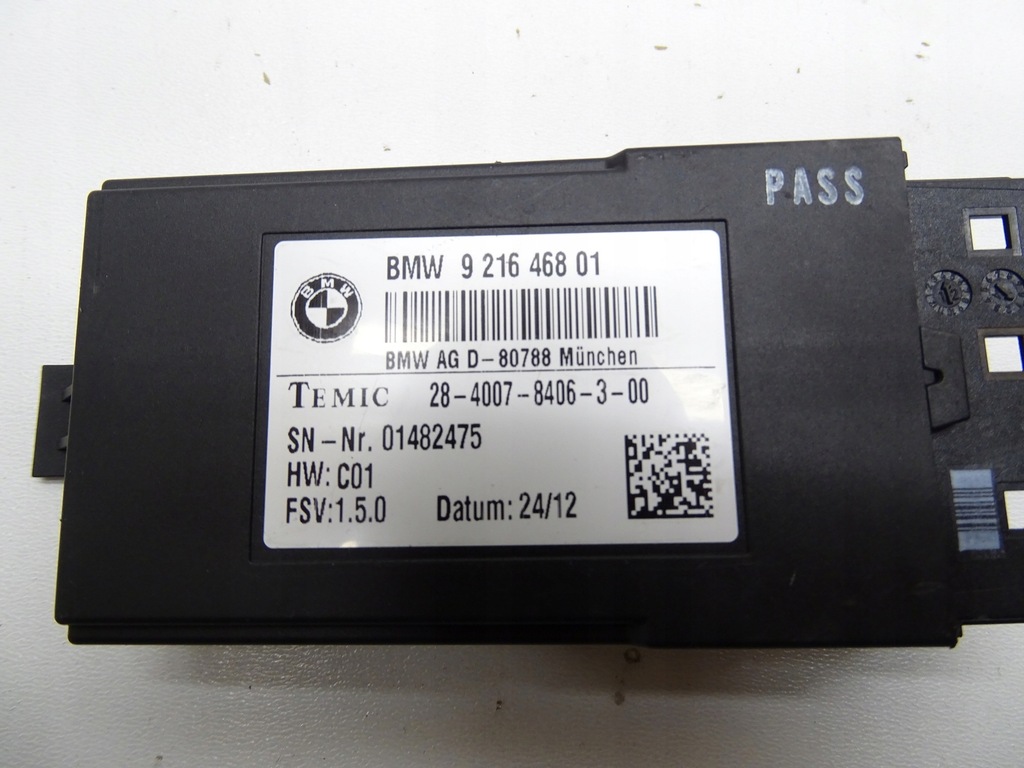 фото №8, Модуль блок керування сидіння 9216468 bmw f20 f21 f10 f11 f07 f30 f31